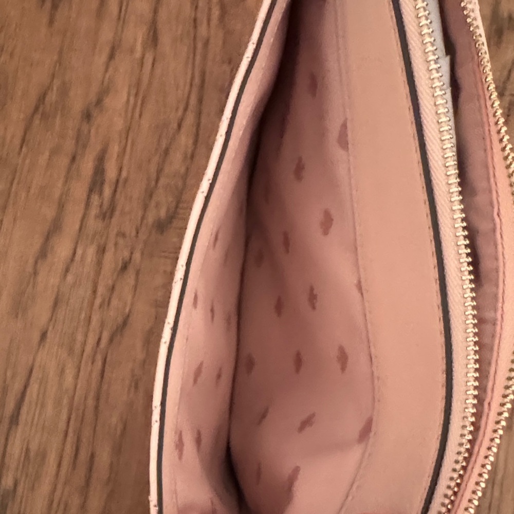 Kate Spade Rose Smoke Pink Quilted Clutch - Picture 6 of 6